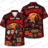 Tampa Bay Buccaneers Skeleton Fan Warmth Halloween Hawaiian Shirt