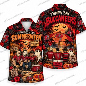 Tampa Bay Buccaneers Summerween Halloween Camp Hawaiian Shirt