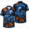 Tennessee Titans Horror Clown Titan Nation Halloween Hawaiian Shirt