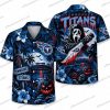 Tennessee Titans Armored Skeleton Trooper Halloween Hawaiian Shirt