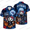 Tennessee Titans Slasher Ensemble Trick or Football Halloween Hawaiian Shirt Tennessee Titans Slasher Ensemble Trick or Football Halloween Hawaiian Shirt