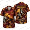 Washington Commanders Sheet Ghost Procession Halloween Hawaiian Shirt