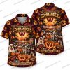 Washington Commanders Ghostface Hello Kitty Mashup Halloween Hawaiian Shirt Washington Commanders Ghostface Hello Kitty Mashup Halloween Hawaiian Shirt