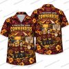 Washington Commanders First Day Halloween Creature Hawaiian Shirt Washington Commanders First Day Halloween Creature Hawaiian Shirt