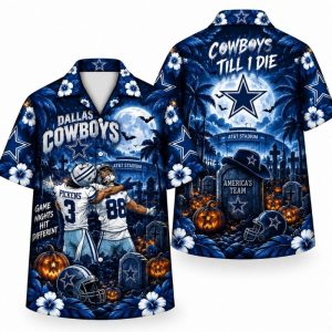 Dallas Cowboys Halloween Hawaiian Shirts