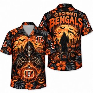 Cincinnati Bengals Halloween Hawaiian Shirts